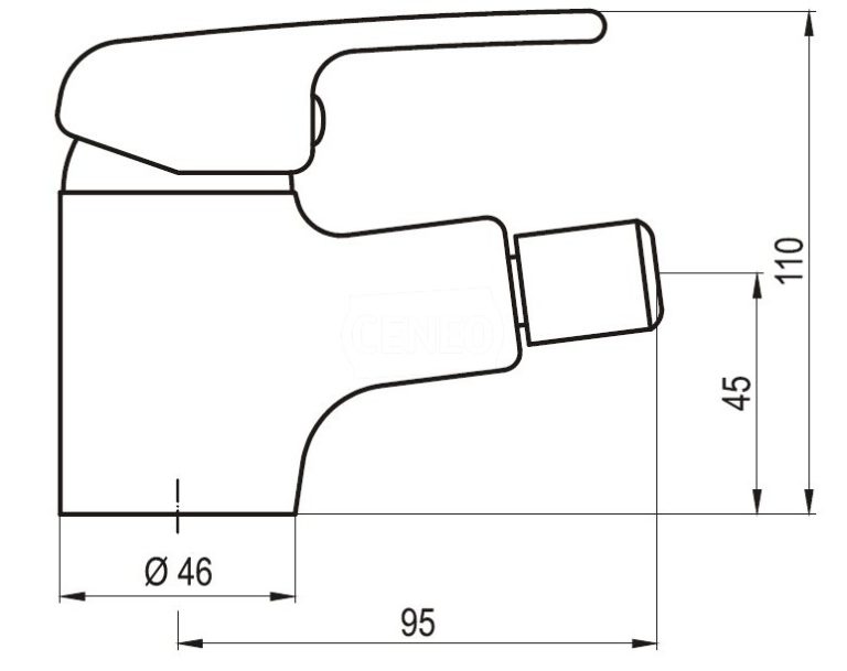 Bateria bidetowa FERRO TURYN 010
