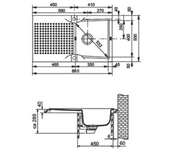 ZLEW FRANKE ADG 611 BEŻ