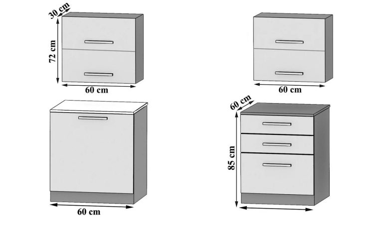 Meble kuchenne 120 cm dębowe dąb wotan dąb sonoma bez blatu Producent TOR ELEGANTA2/2/WT/DW/BB/B1