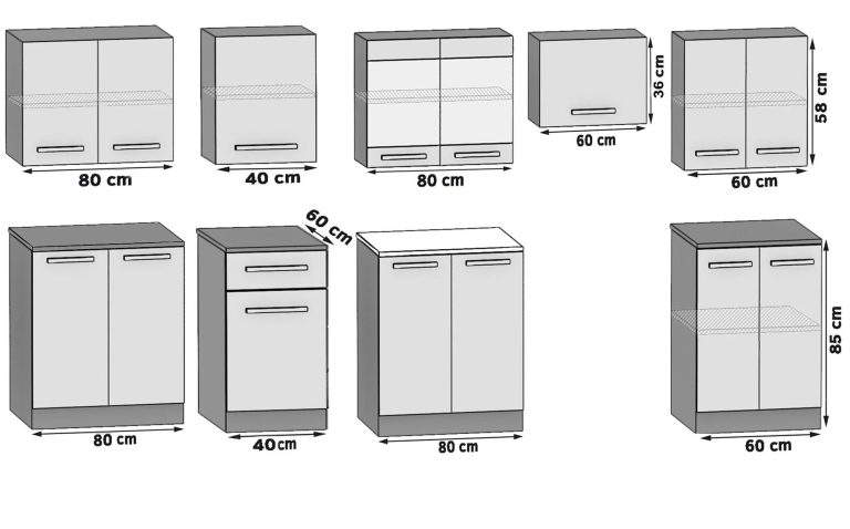 Meble kuchenne 320 cm białe mat bez blatu Producent TOR JULIA/3/WT/WT/BB/B1