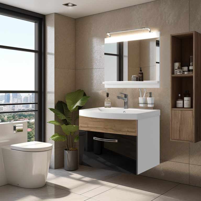 Zestaw mebli łazienkowych Glamour 19 GLA PM 1/0/W/BDW/0/MB/PP