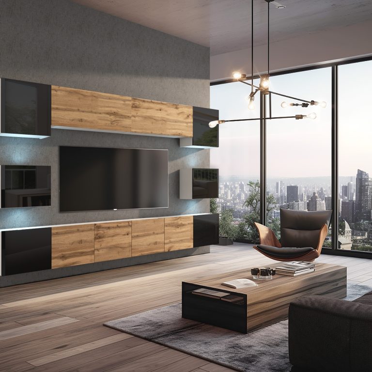 Meblościanka Nexum 52 NEX 3/0/W/BDWBBDW/0/0/PP