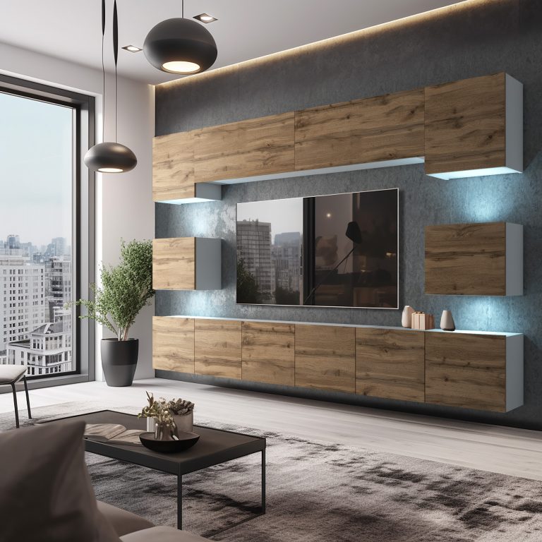 Meblościanka Nexum 55 NEX 3/0/W/DW/0/0/PP