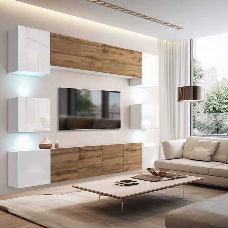 Meblościanka Nexum 44 NEX 3/0/W/WDWWWDW/0/0/PP