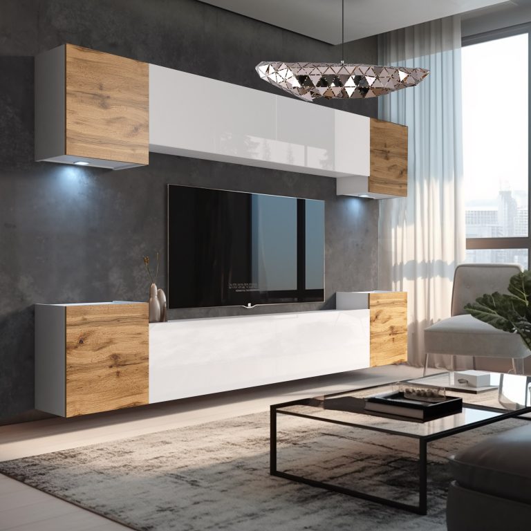 Meblościanka Nexum 62 NEX 4/0/W/DWWDWW/0/0/PP