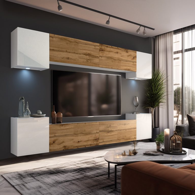 Meblościanka Nexum 63 NEX 4/0/W/WDWWDW/0/0/PP