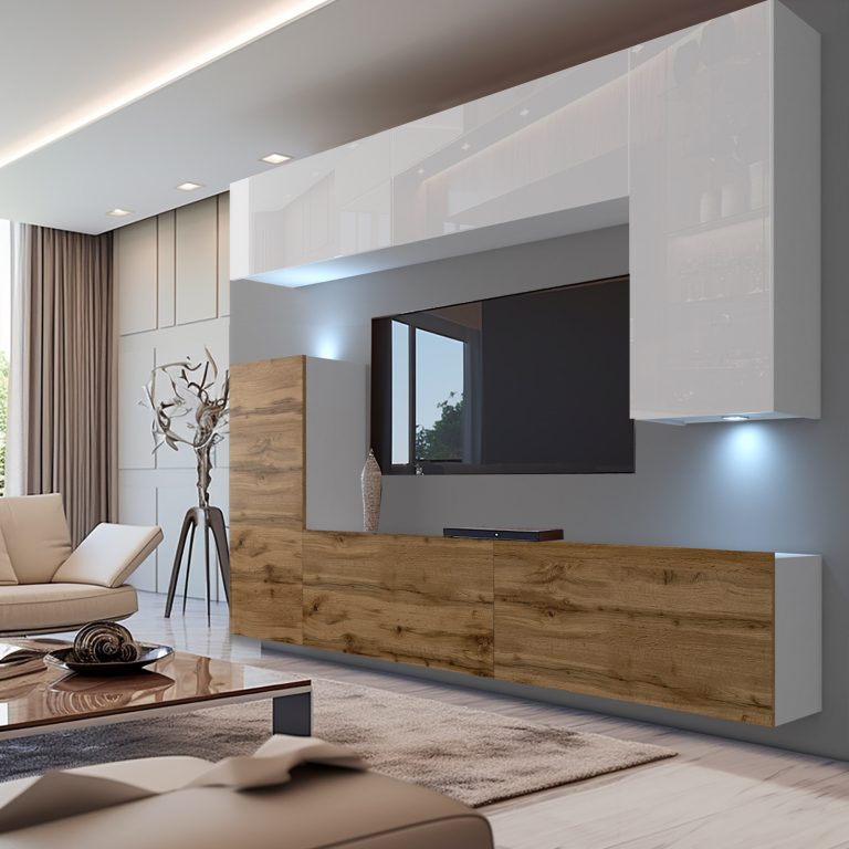 Meblościanka Nexum 122 NEX 8/0/W/WDW/0/0/PP