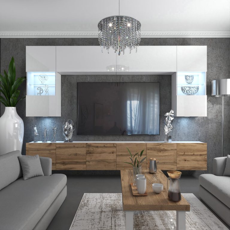 Meblościanka Nexum 5 NEX 1/0/W/WDW/0/0/PP