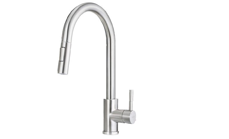 Zestaw PROMOCYJNY zlew + bateria z wyciąganą wylewką ZQZ S11A / BBM F72M