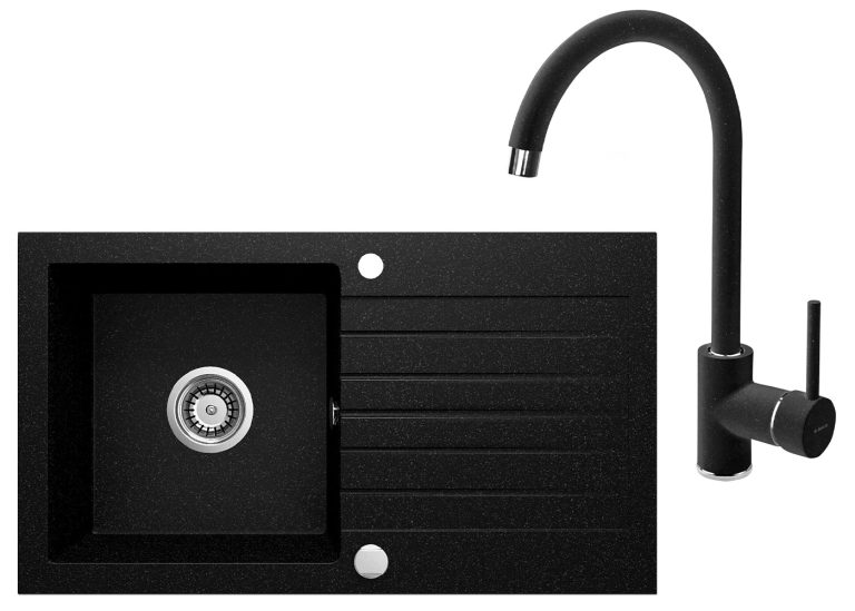 Zestaw PROMOCYJNY zlew + bateria ZQZ 2113 / BEN 262M