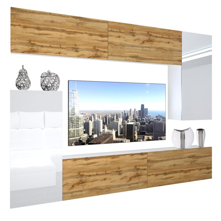 Meblościanka Nexum 124 NEX 8/0/W/DWWWDW/0/0/PP