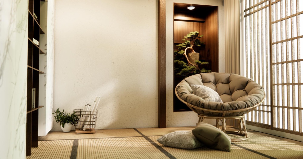 Wnętrze w stylu japońskim