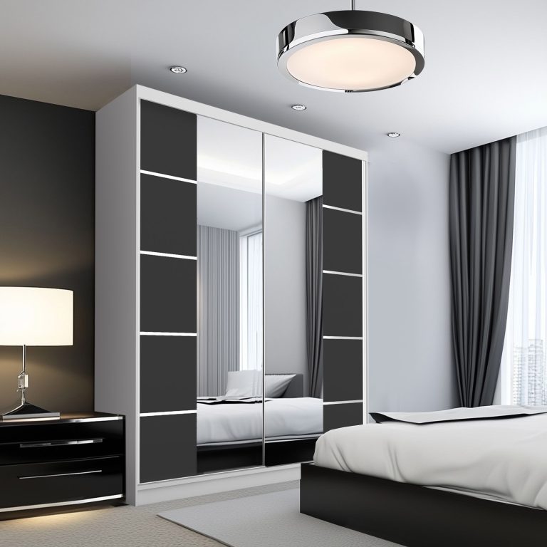 Szafa przesuwna SERENITY 133 cm czarna mat Producent ME SERENITY SZP6/0/W/B/0/HIAL