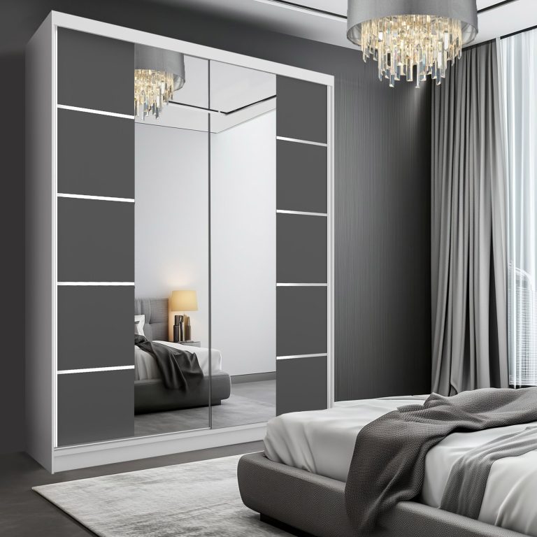 Szafa przesuwna SERENITY 158 cm szara mat Producent ME SERENITY SZP7/0/W/SR/0/HIAL