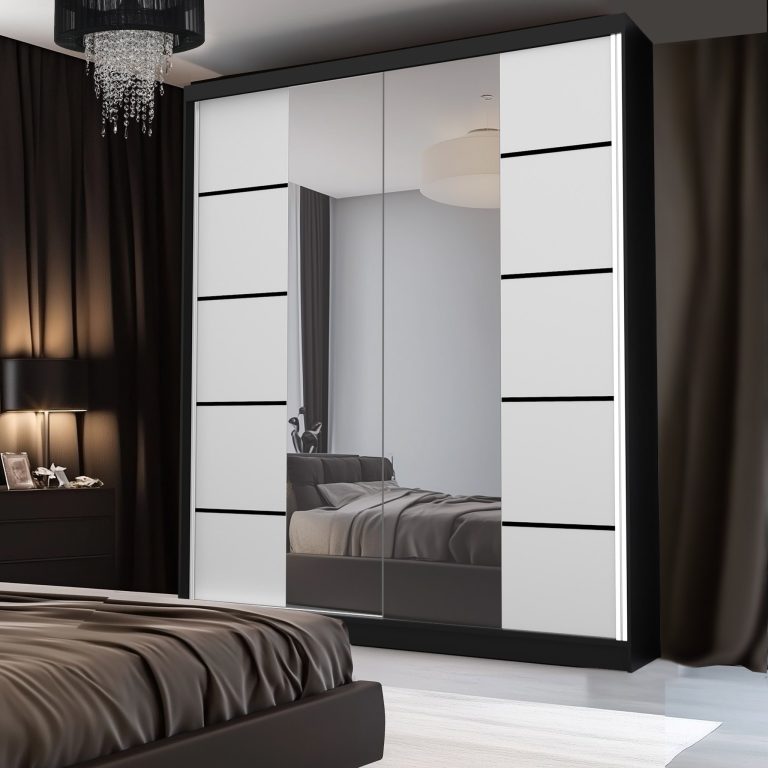 Szafa przesuwna SERENITY 158 cm biała mat Producent ME SERENITY SZP7/0/B/W/0/HIAL