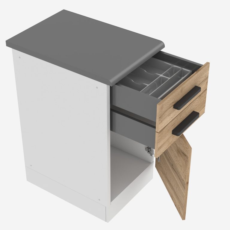 Szafka kuchenna dolna 40cm szuflady TOR SDSZ40WS/0/WT/DW/B/B1/PP