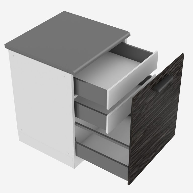 Szafka kuchenna dolna 60cm szuflady wewnętrzne TOR SDSZW60/0/WT/HK/B/B1/PP