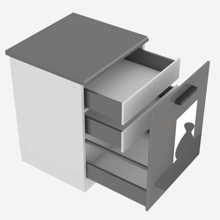 Szafka kuchenna dolna 60cm szuflady wewnętrzne INF SDSZW60/0/WT/S/B/B1/PP