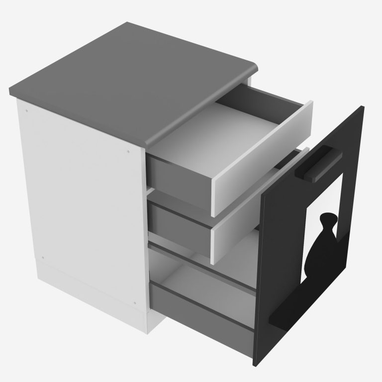 Szafka kuchenna dolna 60cm szuflady wewnętrzne INF SDSZW60/0/WT/B/B/B1/PP