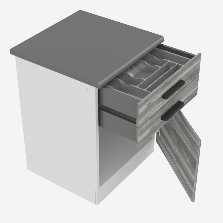 Szafka kuchenna dolna 60cm szuflady TOR SDSZ60WS/0/WT/GW1/B/B1/PP