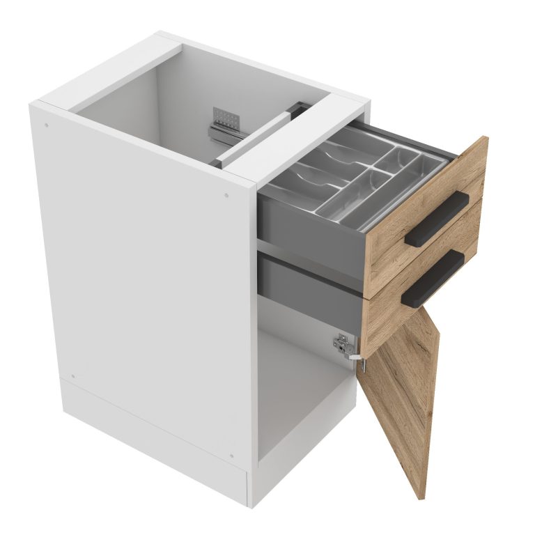 Szafka kuchenna dolna 40cm szuflady TOR SDSZ40WS/0/WT/DW/0/B1/PP