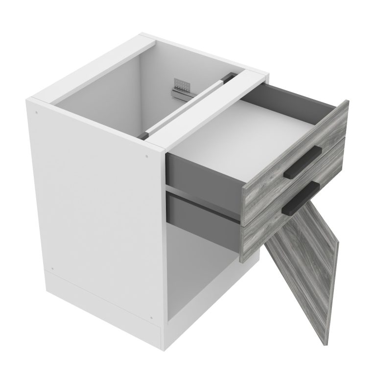 Szafka kuchenna dolna 60cm szuflady TOR SDSZ60/0/WT/GW/0/B1/PP