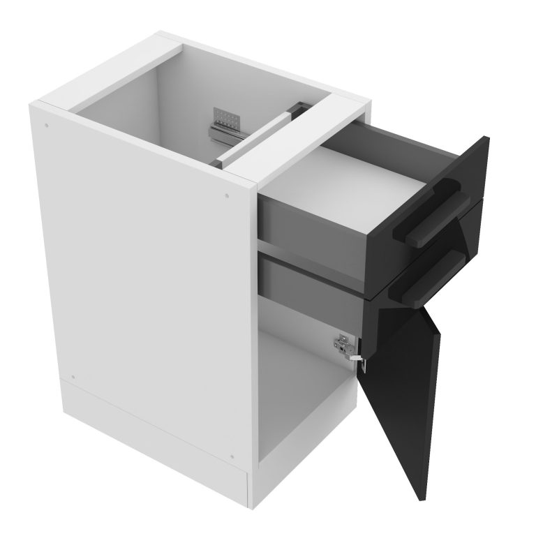 Szafka kuchenna dolna 40cm szuflady INF SDSZ40/0/WT/B/0/B1/PP