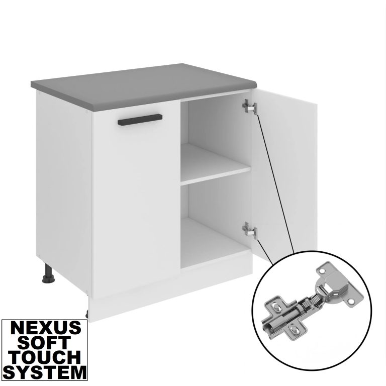 Meble kuchenne Premium Full Version 300 cm białe połysk z blatem Producent INF MILA/0/WT/W/B/B1