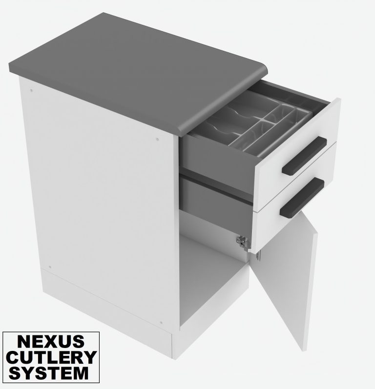 Meble kuchenne Premium Full Version 300 cm białe połysk z blatem Producent INF MILA/0/WT/W/B/B1