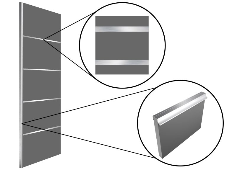 Szafa przesuwna SERENITY 200 cm dąb wotan mat Producent ME SERENITY SZP5/0/B/DW/0/HIAL
