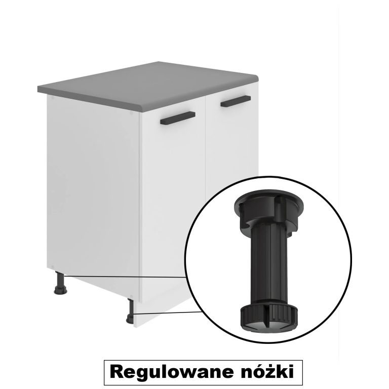 Meble kuchenne Premium Full Version 300 cm szare połysk bez blatu Producent INF GRACE/0/WT/S/0/B1